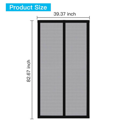 Magnetic Screen Door With Durable Fiberglass Mosquito Mesh Curtain DailySale