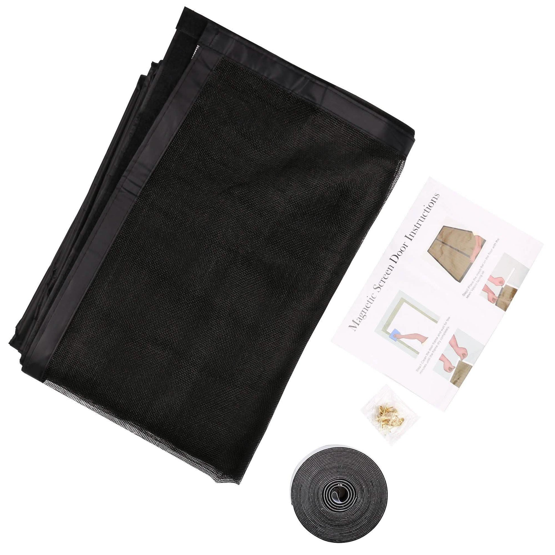 Magnetic Screen Door With Durable Fiberglass Mosquito Mesh Curtain DailySale