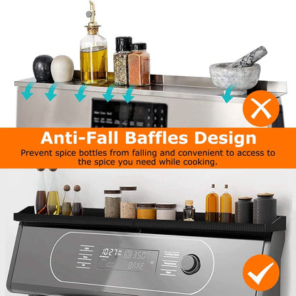 Magnetic Stove Top Shelf Silicone Non-Slip Organizer DailySale