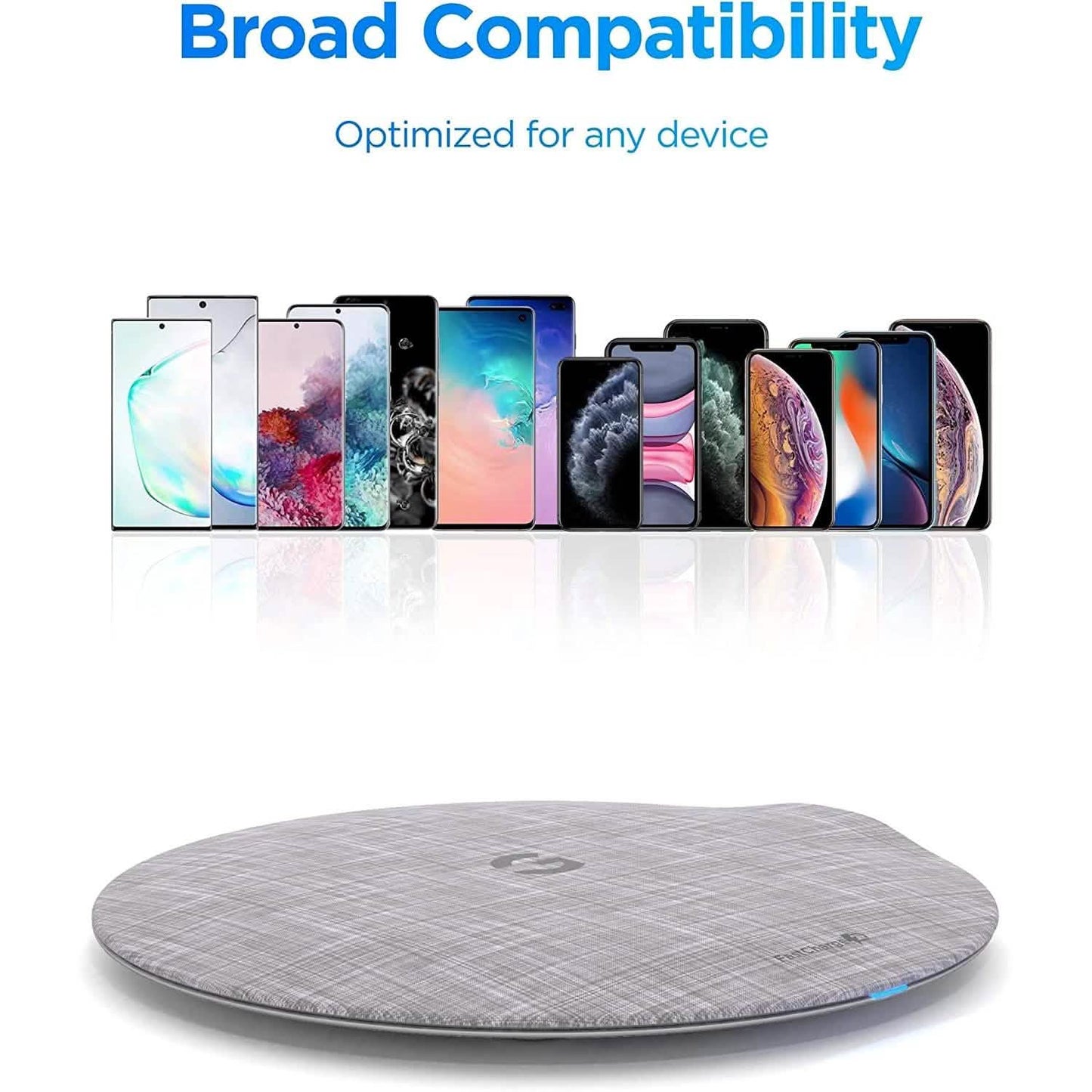 Magnetic Wireless Charger MagSafe-Compatible Desktop Pad with 15W Fast Charging DailySale