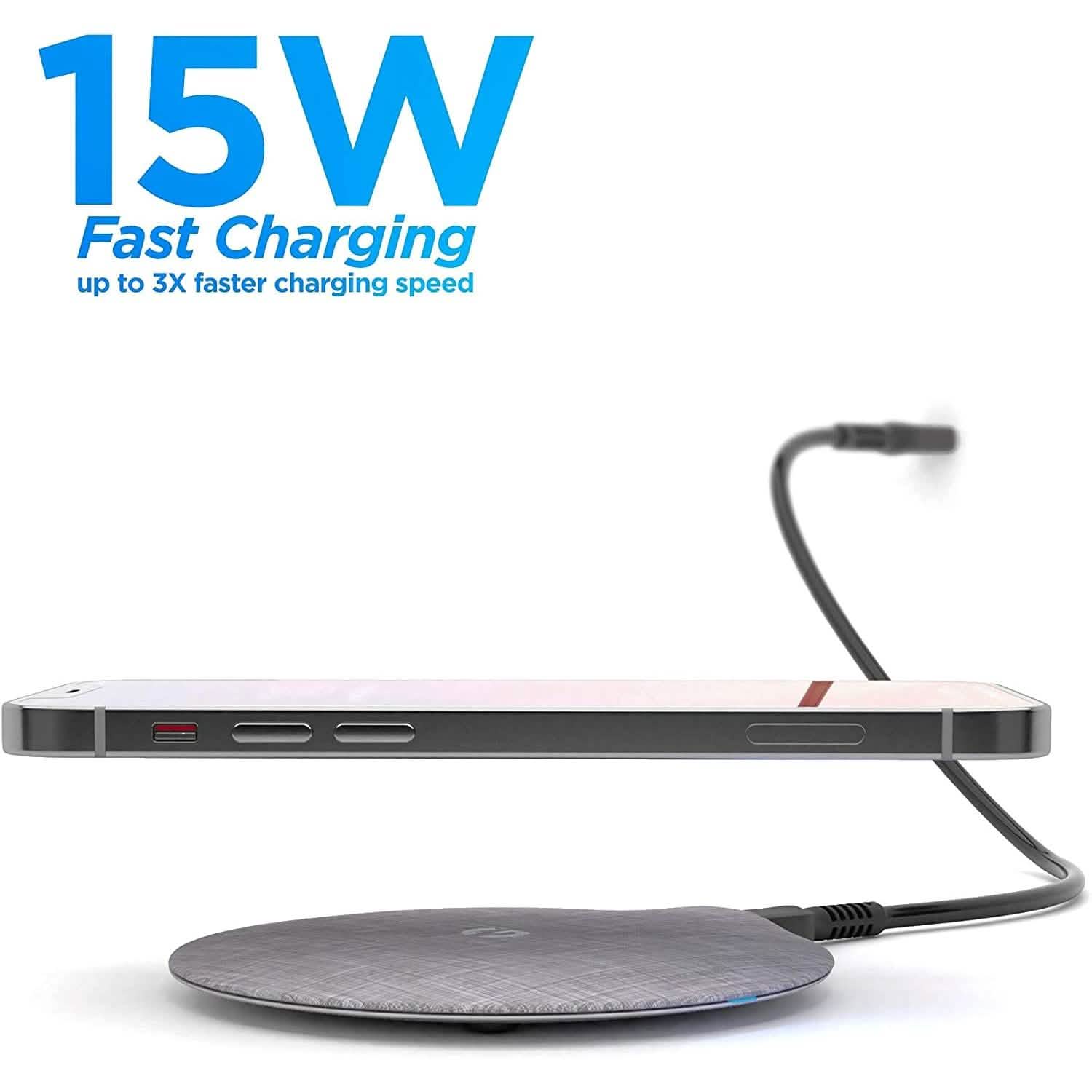 Magnetic Wireless Charger MagSafe-Compatible Desktop Pad with 15W Fast Charging DailySale
