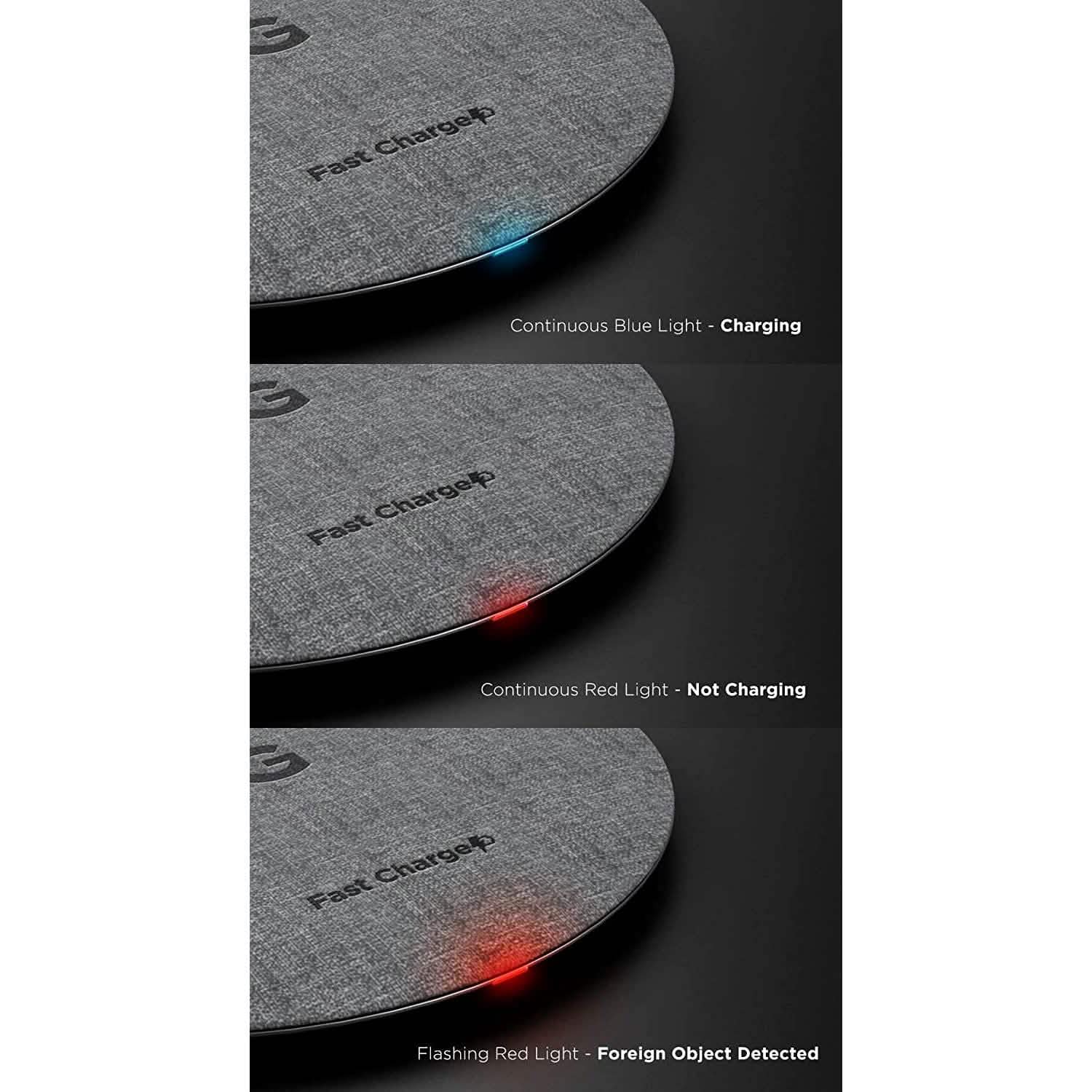 Magnetic Wireless Charger MagSafe-Compatible Desktop Pad with 15W Fast Charging DailySale