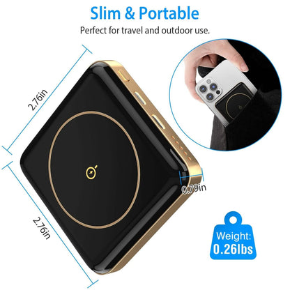 Magnetic Wireless Power Bank 10000mAh Magnetic Portable Charger Magsafe DailySale