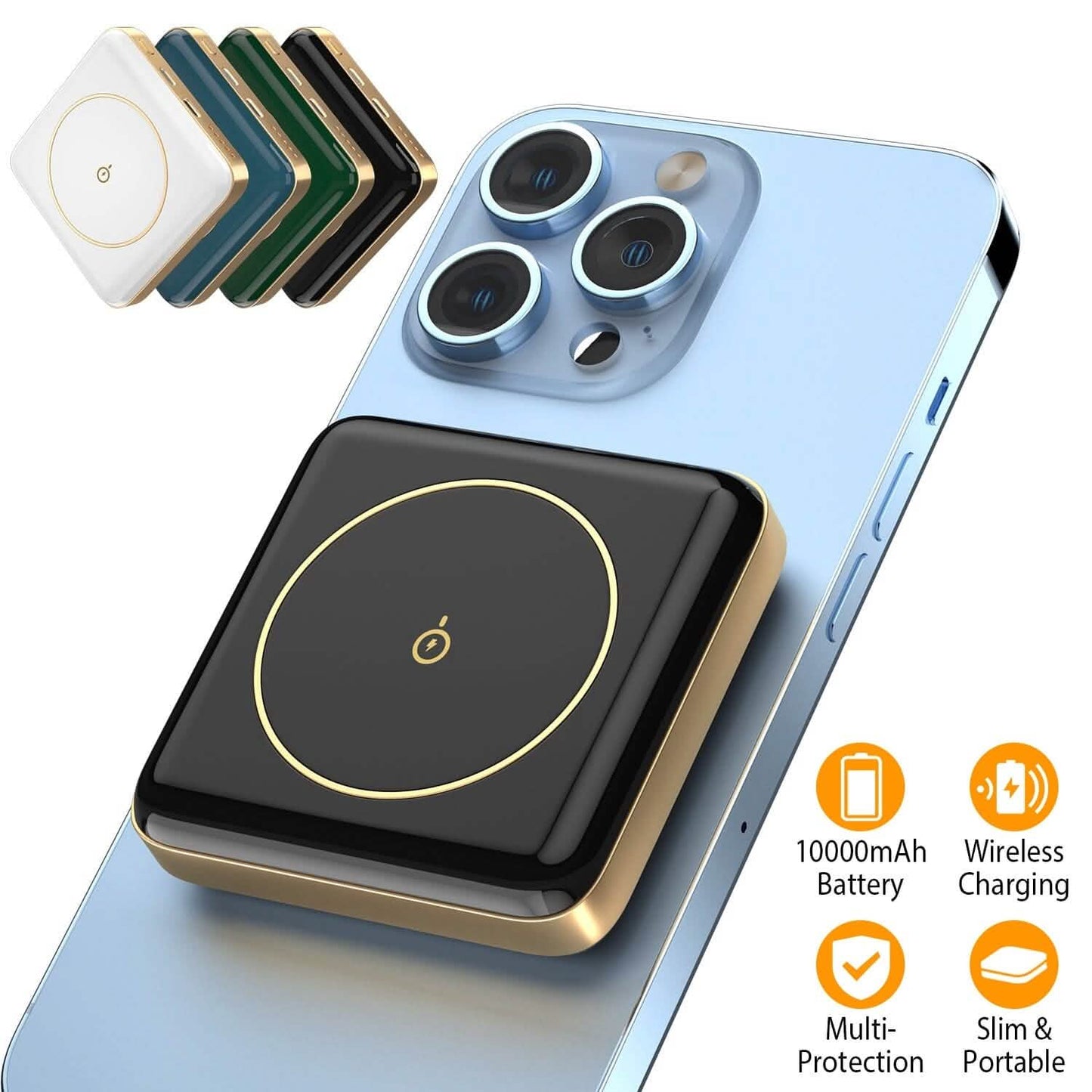 Magnetic Wireless Power Bank 10000mAh Magnetic Portable Charger Magsafe DailySale