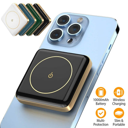 Magnetic Wireless Power Bank 10000mAh Magnetic Portable Charger Magsafe DailySale