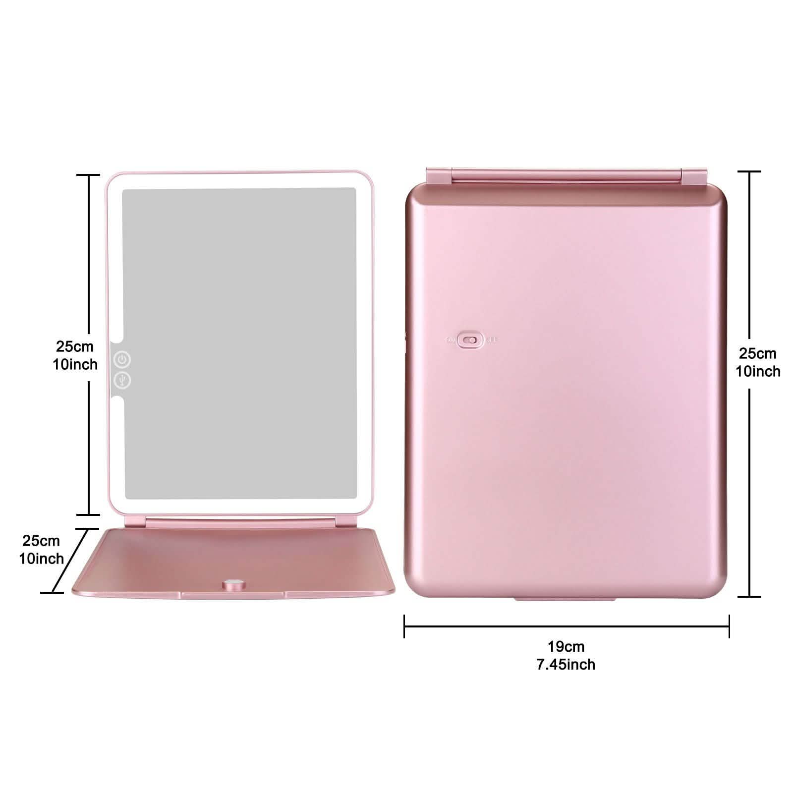 Magnifier USB Charging LED Makeup Mirrors DailySale