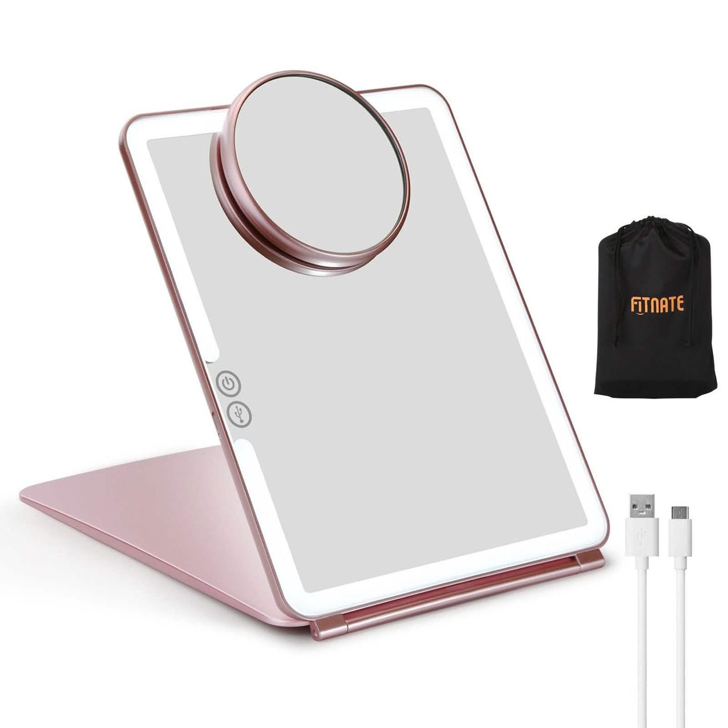Magnifier USB Charging LED Makeup Mirrors DailySale