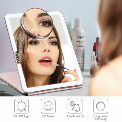 Magnifier USB Charging LED Makeup Mirrors DailySale