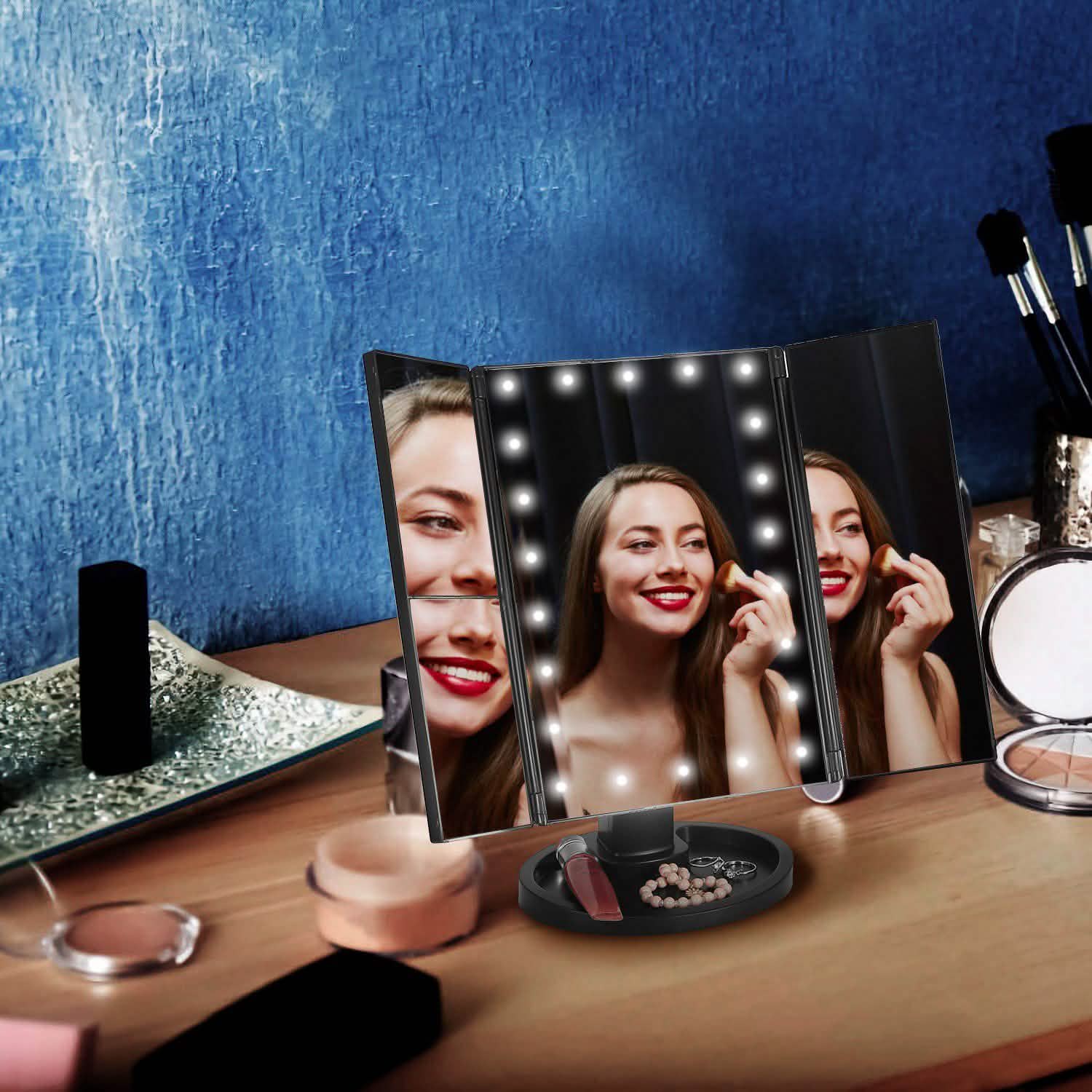 Make Up Mirror with 22 LED Lights DailySale