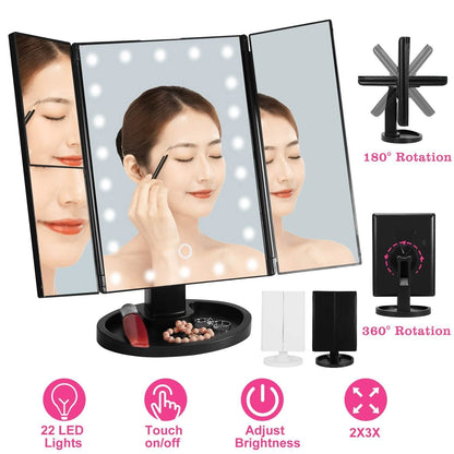 Make Up Mirror with 22 LED Lights DailySale