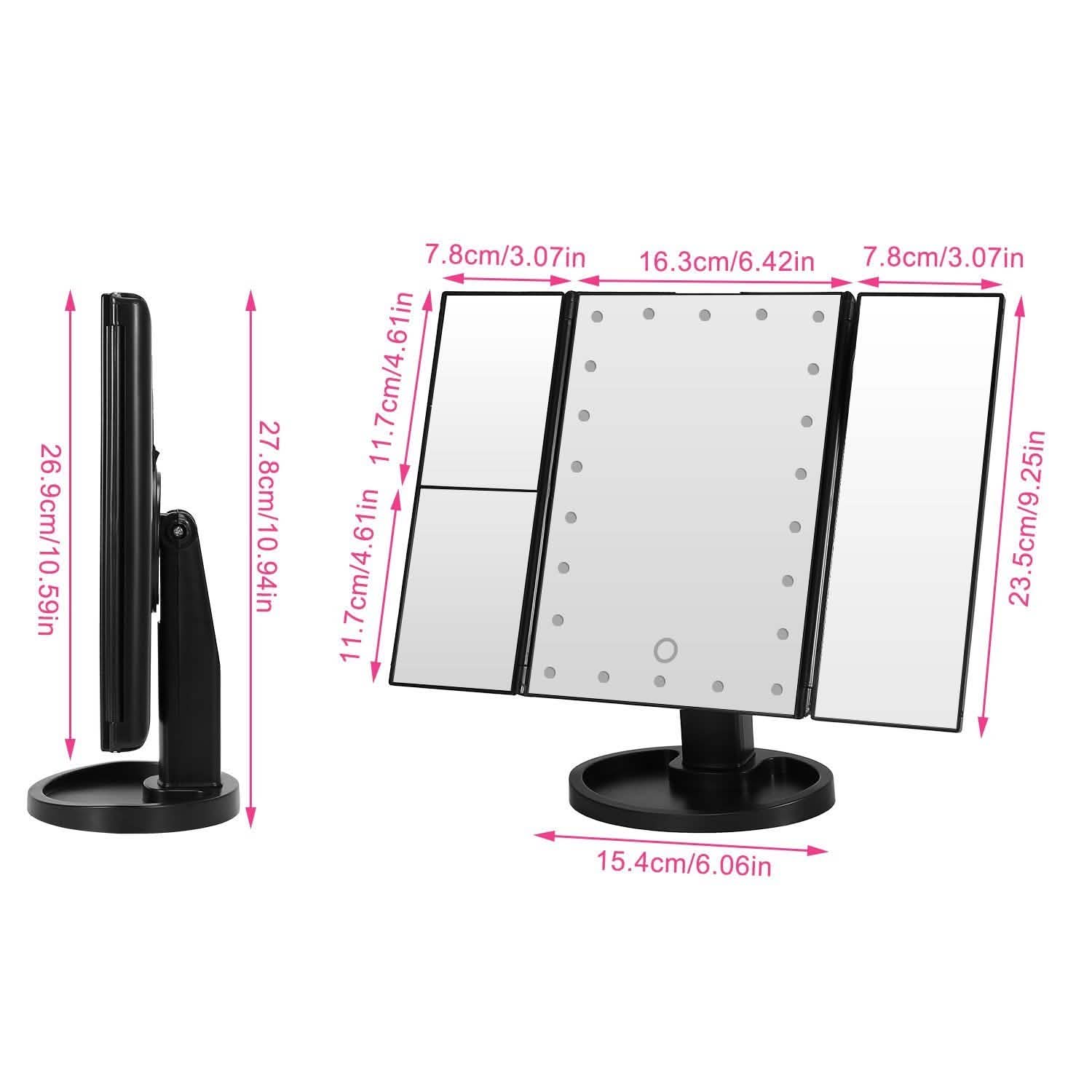 Make Up Mirror with 22 LED Lights DailySale