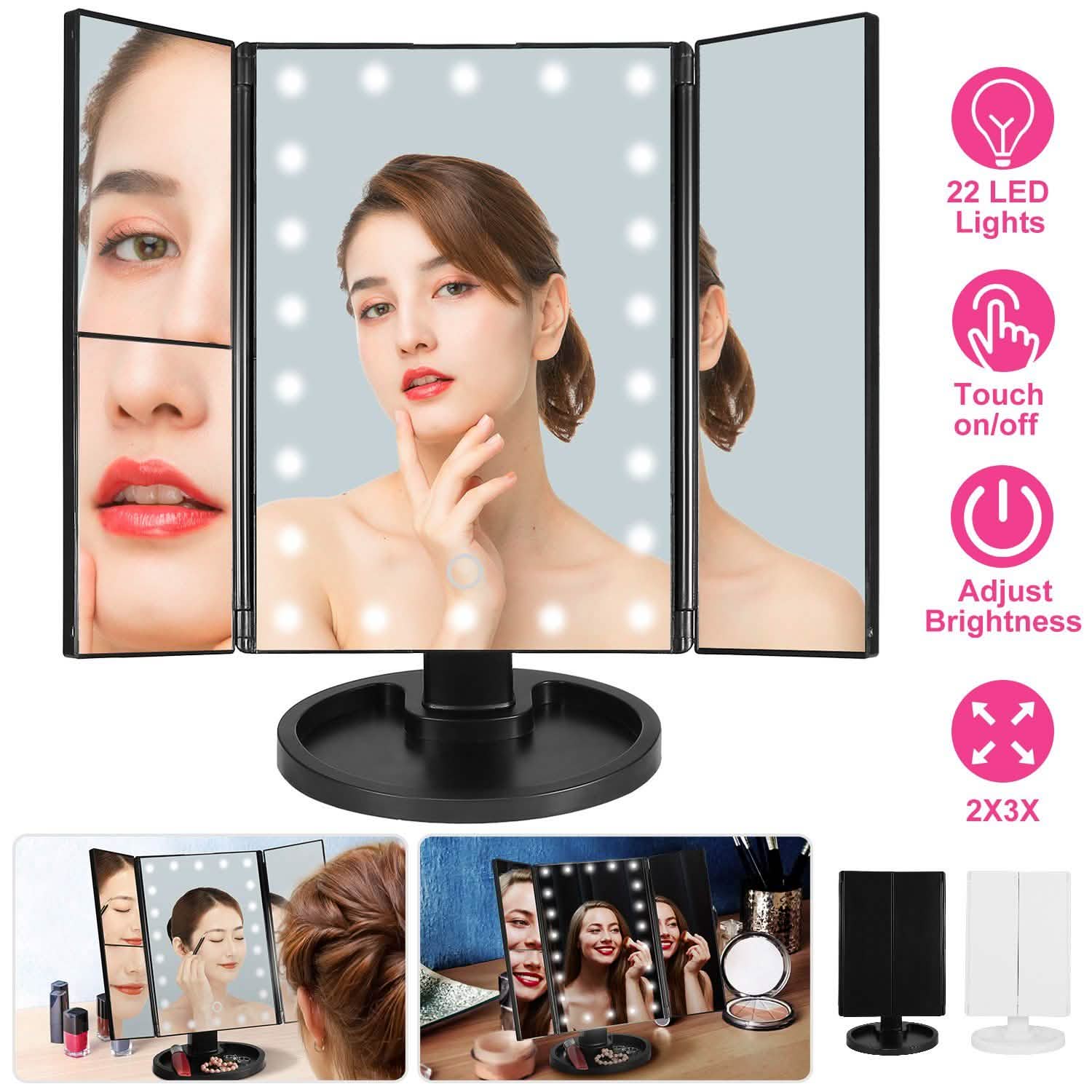 Make Up Mirror with 22 LED Lights DailySale