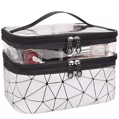 Makeup Bags Double layer Travel Cosmetic Cases DailySale