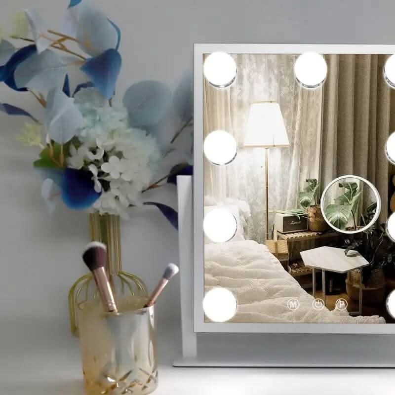 Makeup Mirror with 9 Bulbs, Adjustable Brightness and Smart Touch Control DailySale