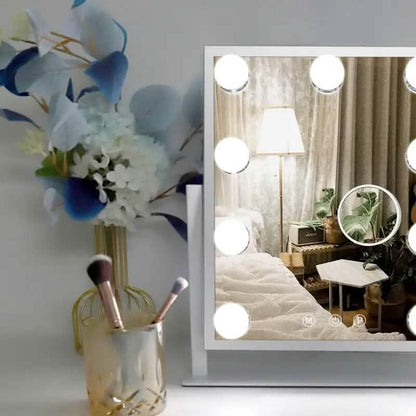 Makeup Mirror with 9 Bulbs, Adjustable Brightness and Smart Touch Control DailySale