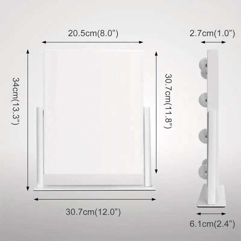 Makeup Mirror with 9 Bulbs, Adjustable Brightness and Smart Touch Control DailySale