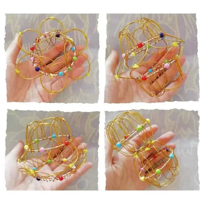 Mandala Decompression Flower Basket & Steel Ring Sensory Toys DailySale