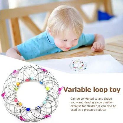 Mandala Decompression Flower Basket & Steel Ring Sensory Toys DailySale