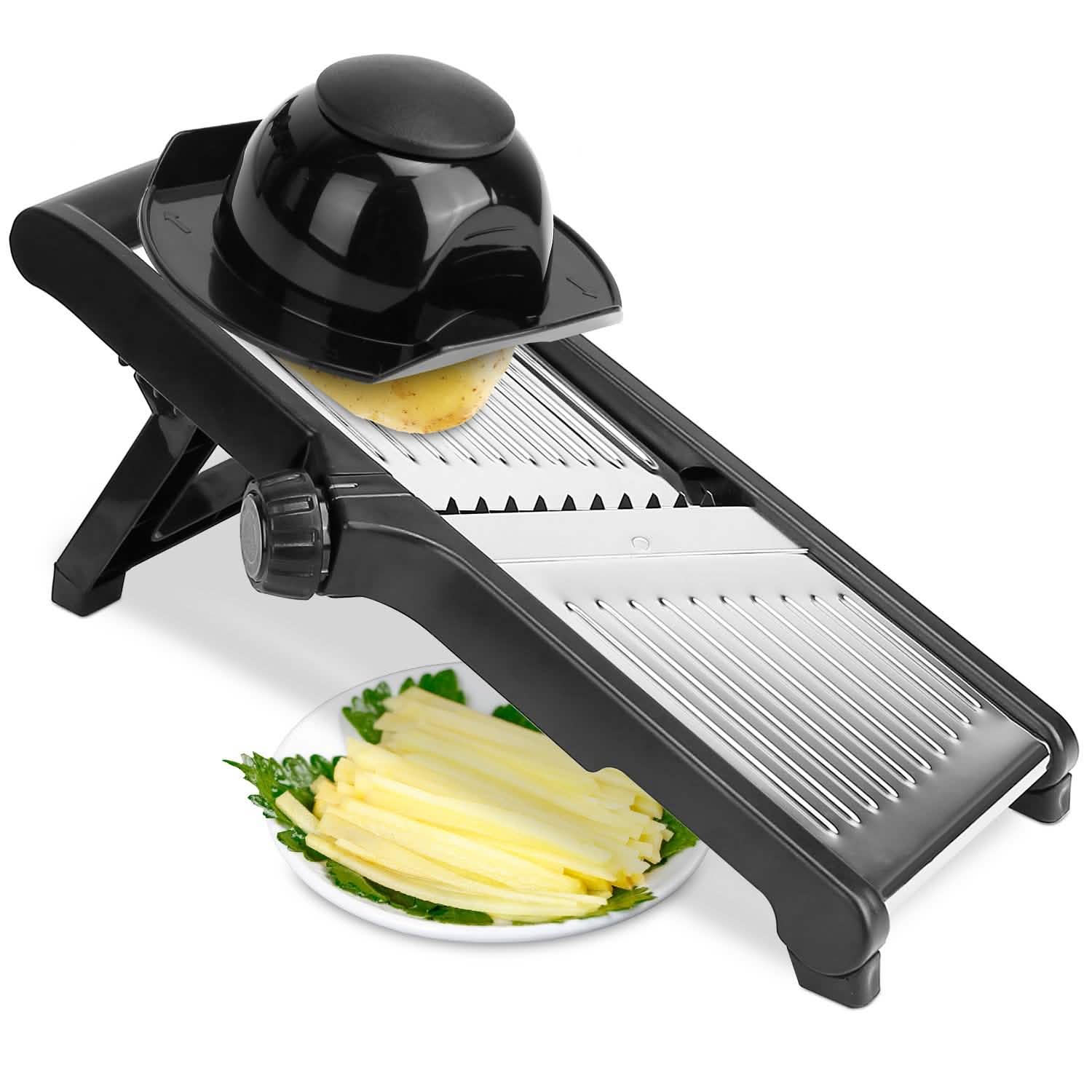 Mandoline Stainless Steel Food Slicer with 5 Adjustable Blades DailySale