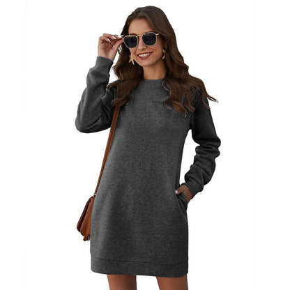 Marble Knit Mini Sweatshirt Dress DailySale