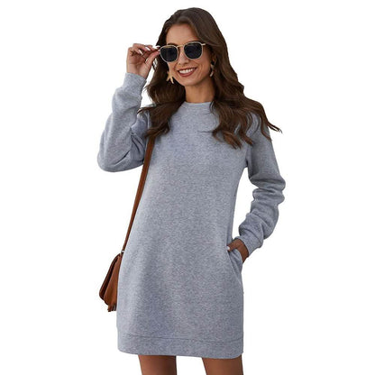 Marble Knit Mini Sweatshirt Dress DailySale