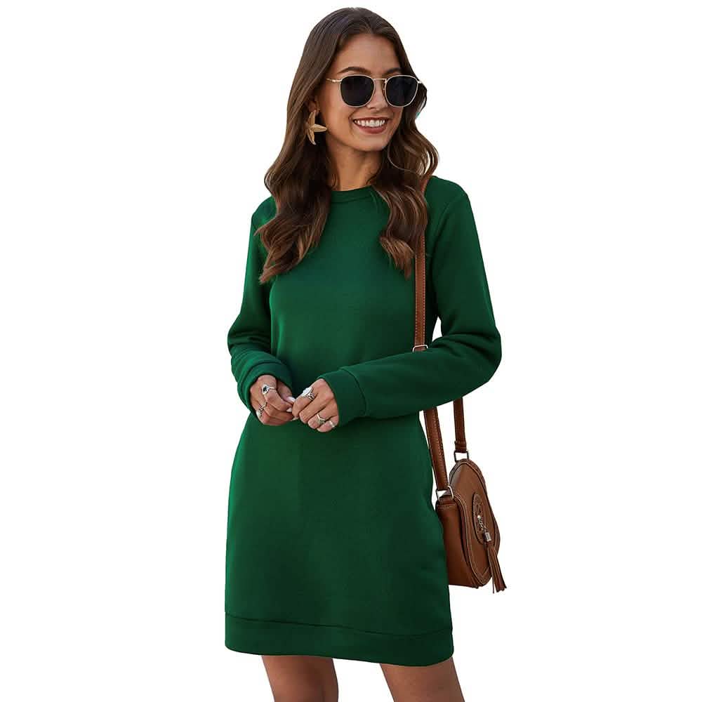 Marble Knit Mini Sweatshirt Dress DailySale