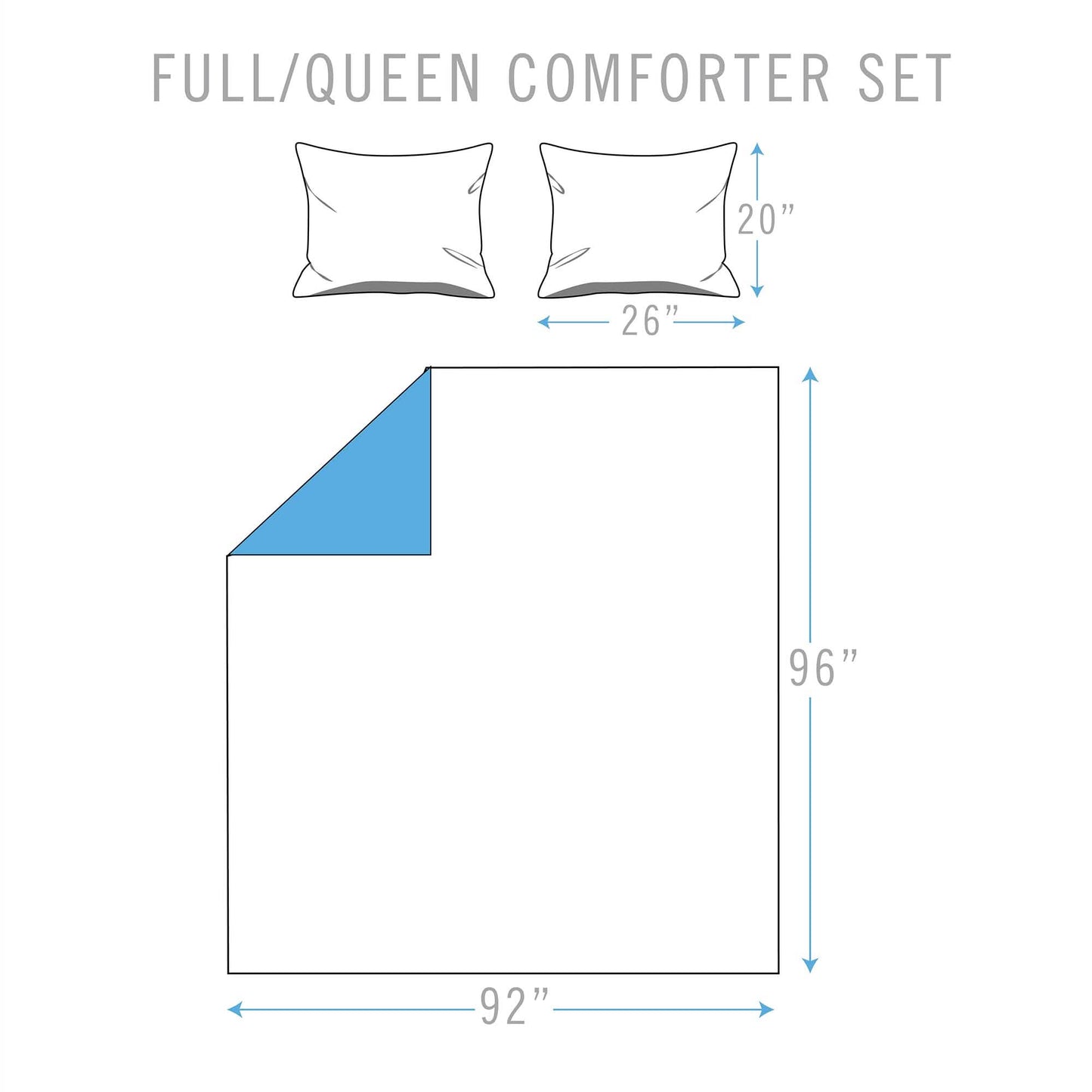 Marble Reversible Comforter Set DailySale