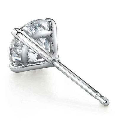 Martini 6.00 Ct D Vs1 Round Lab Created Diamond Earrings 4 Prong 14 K White Gold DailySale