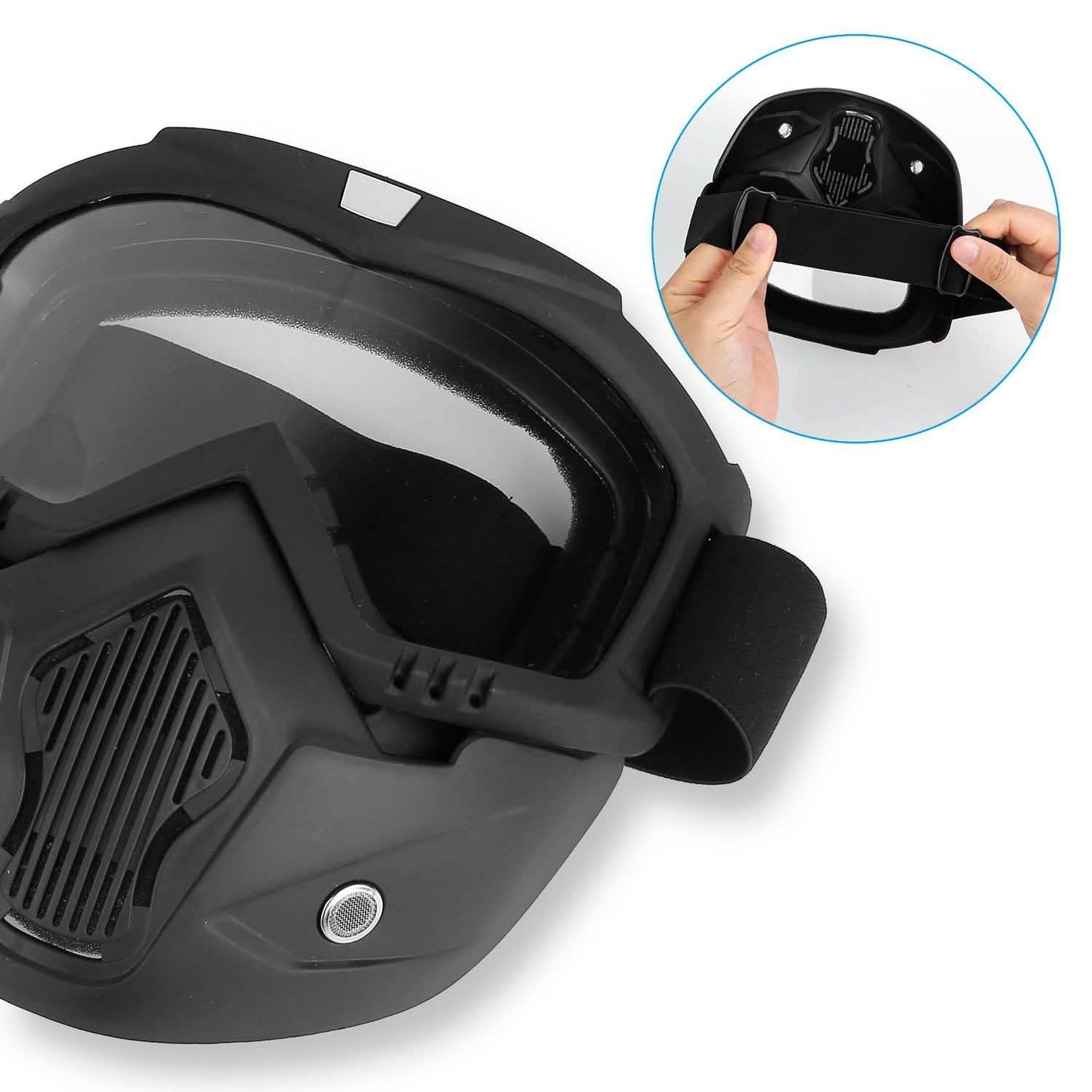 Mask Riding Goggle with Adjustable Non-slip Trip Mouth Filter DailySale