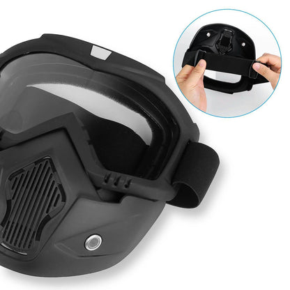 Mask Riding Goggle with Adjustable Non-slip Trip Mouth Filter DailySale