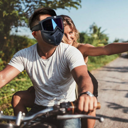Mask Riding Goggle with Adjustable Non-slip Trip Mouth Filter DailySale