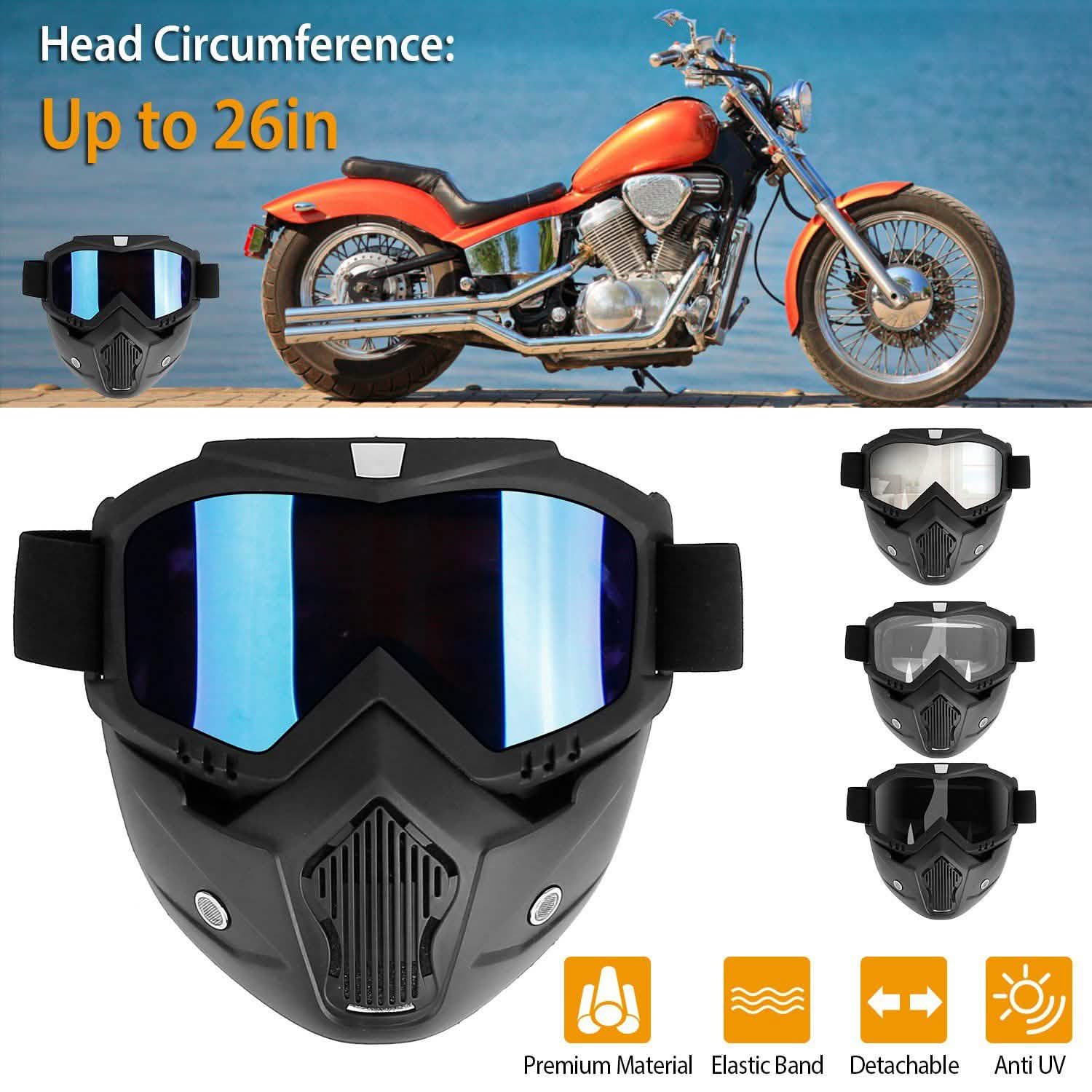 Mask Riding Goggle with Adjustable Non-slip Trip Mouth Filter DailySale