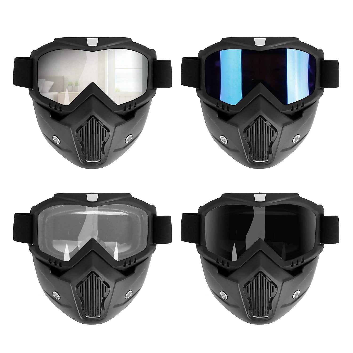 Mask Riding Goggle with Adjustable Non-slip Trip Mouth Filter DailySale