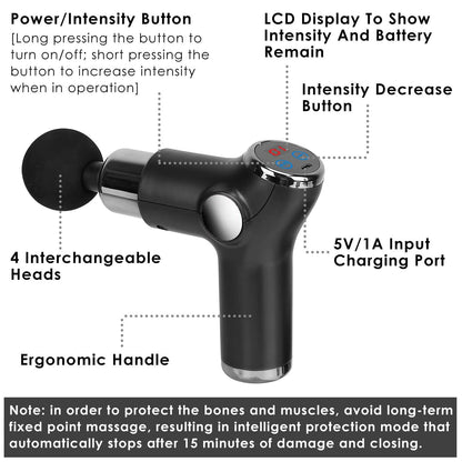 Massage Gun Deep Tissue Fascia Massager DailySale