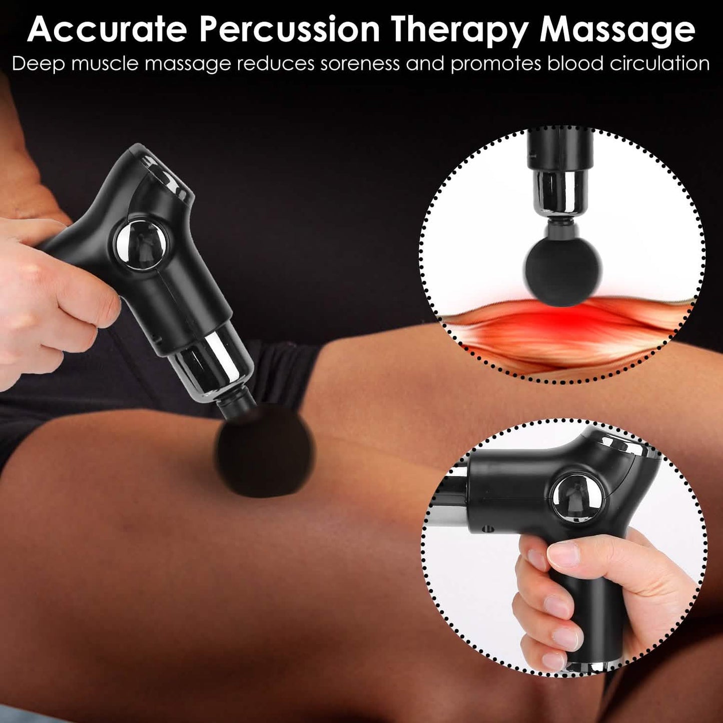 Massage Gun Deep Tissue Fascia Massager DailySale