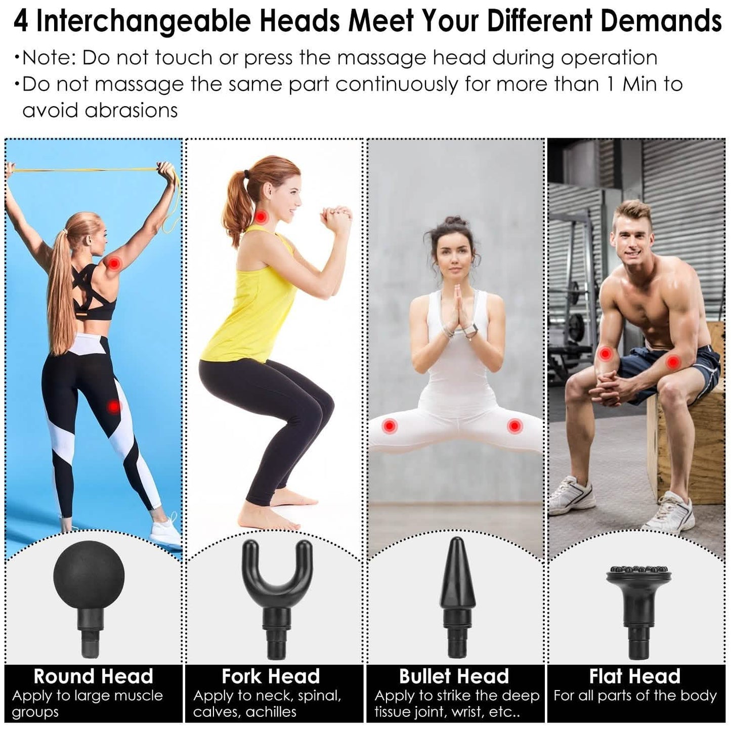 Massage Gun Deep Tissue Fascia Massager DailySale