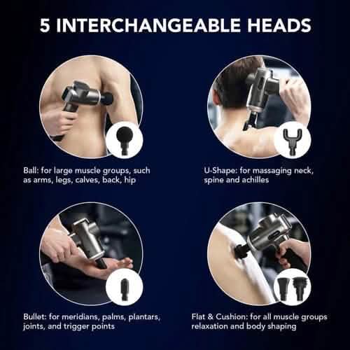 Massage Gun Deep Tissue Percussion Muscle Massager for Pain Relief DailySale