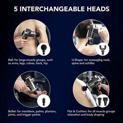 Massage Gun Deep Tissue Percussion Muscle Massager for Pain Relief DailySale