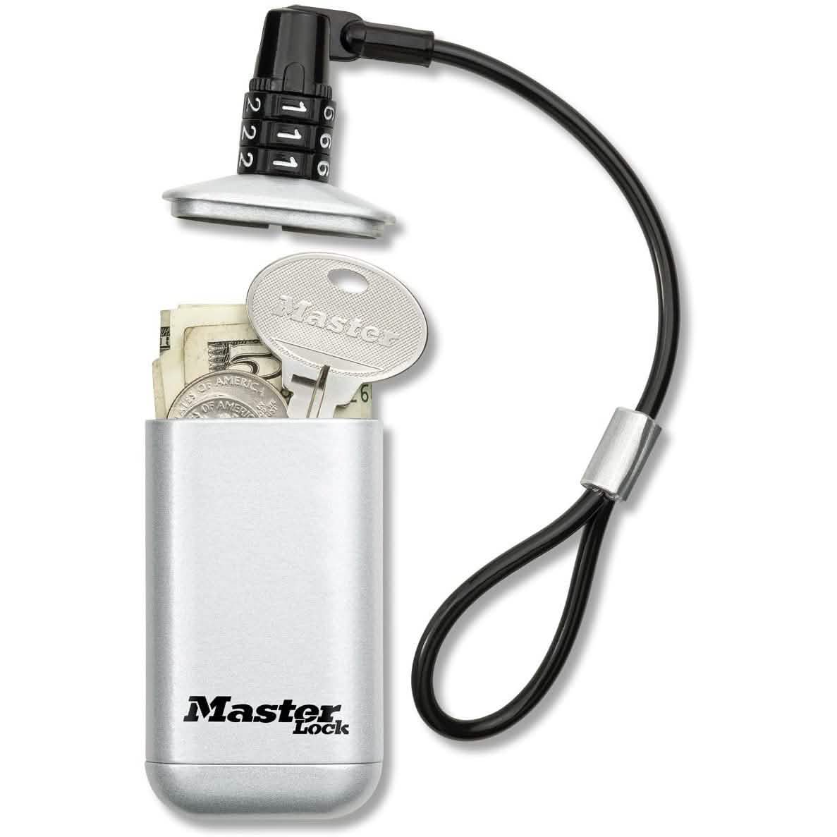 Master Lock Lock 5408D Mini Safe with 6" Cable Lanyard DailySale