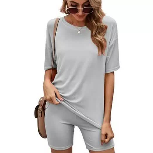 Matching Biker Short and T-Shirt Set DailySale
