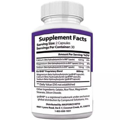 Max Force Keto 60 Count DailySale