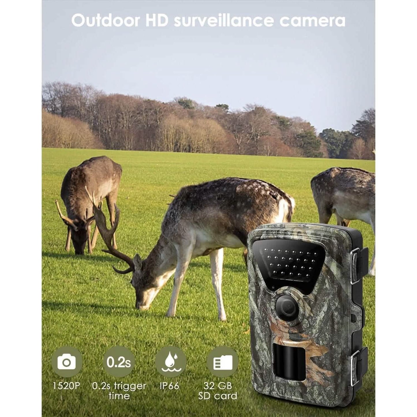 MAXDONE Trail Camera Hunting Camera Game (Refurbished) DailySale