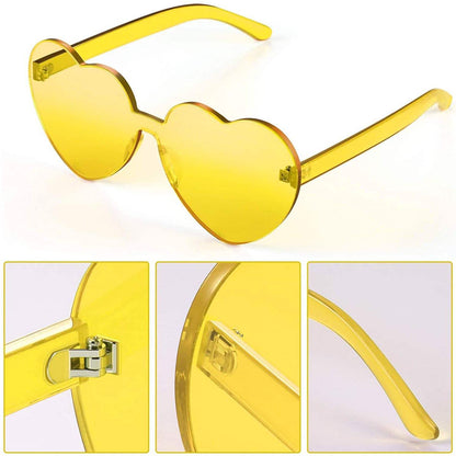 Maxdot Heart Shape Sunglasses Party Sunglasses DailySale