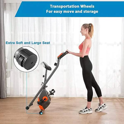 Maxkare MK-4012 Exercise Bike with Arm Resistance Bands DailySale