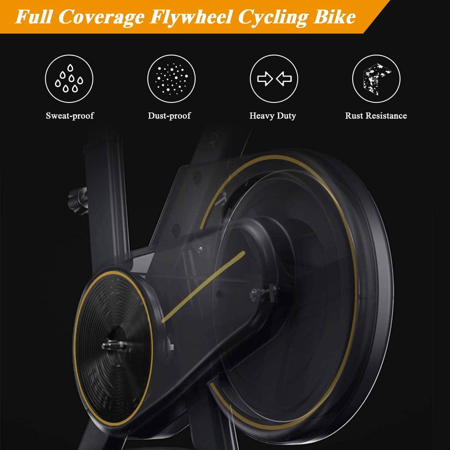 MaxKare Stationary Upright Exercise Bike DailySale
