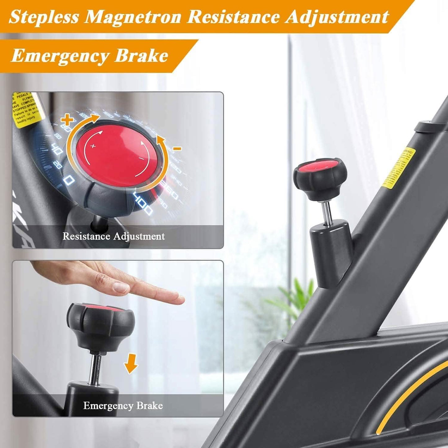 MaxKare Stationary Upright Exercise Bike DailySale