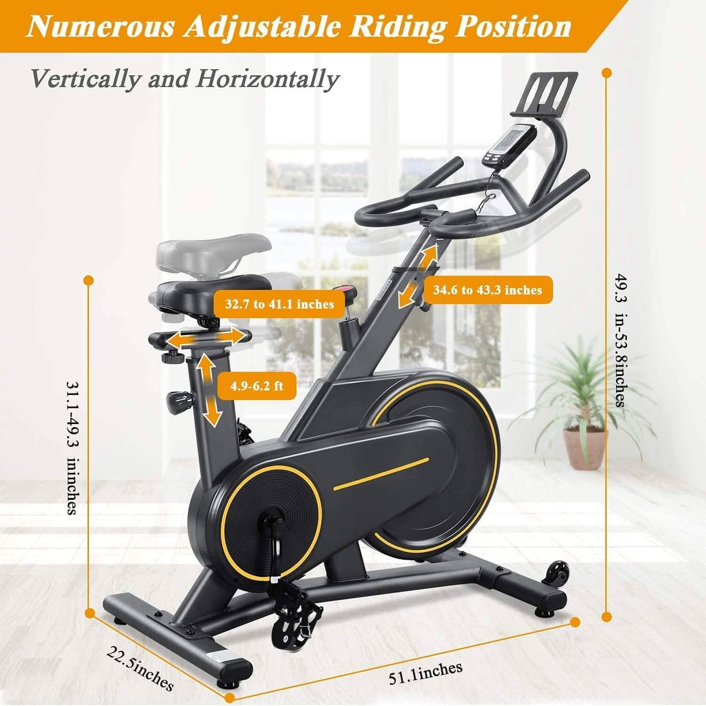 MaxKare Stationary Upright Exercise Bike DailySale