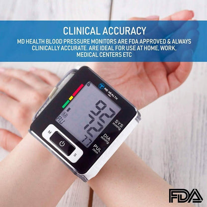 MD Health Wrist Blood Pressure Monitor U60CH DailySale