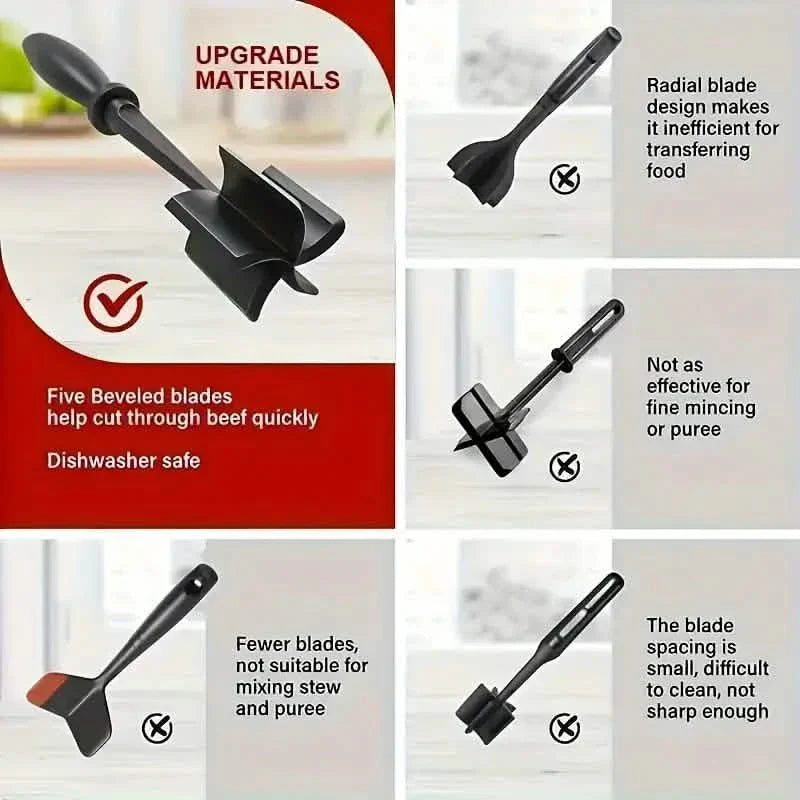 Meat Chopper Shredder, Heat Resistant Pulverizer DailySale