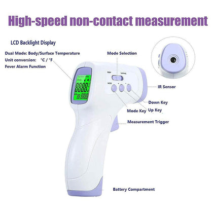 Medical Professional Infrared Thermometer Digital Non-Contact Laser Gun - F103 DailySale